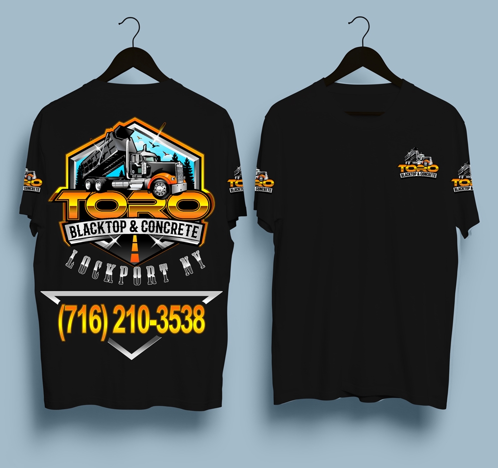 Toro Blacktop & Concrete logo design by XyloParadise