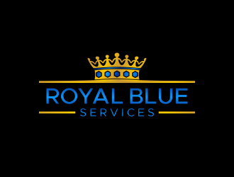 Royal Blue Services logo design by nandoxraf