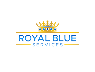 Royal Blue Services logo design by nandoxraf