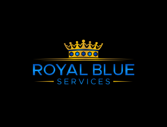 Royal Blue Services logo design by nandoxraf