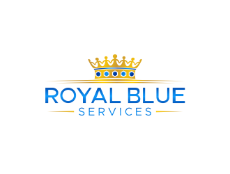 Royal Blue Services logo design by nandoxraf
