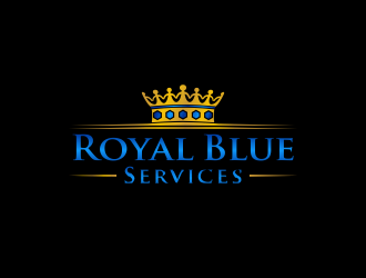 Royal Blue Services logo design by nandoxraf