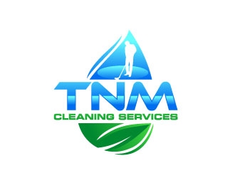 TNM Cleaning Services logo design by maze