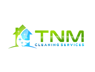 TNM Cleaning Services logo design by Gwerth