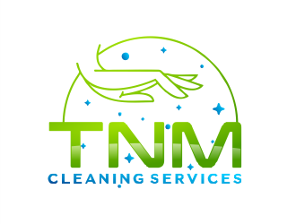 TNM Cleaning Services logo design by Gwerth
