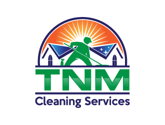 TNM Cleaning Services logo design by enan+graphics