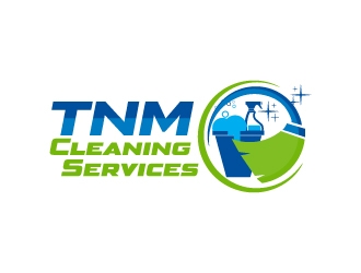 TNM Cleaning Services logo design by Erasedink