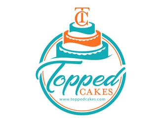 Topped Cakes logo design by DreamLogoDesign