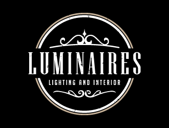 Luminaires logo design by akilis13