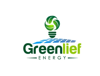 Greenlief Energy logo design by Marianne
