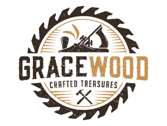 GraceWood Crafted Treasures logo design by akilis13