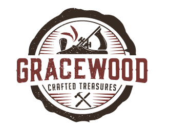 GraceWood Crafted Treasures logo design by akilis13