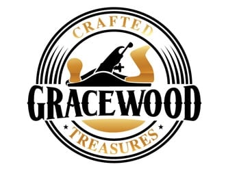 GraceWood Crafted Treasures logo design by DreamLogoDesign