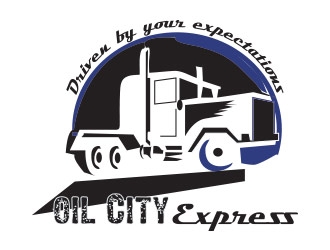 Oil City Express logo design by not2shabby