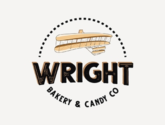 Wright Bakery & Candy Co logo design by jeweldesigner24