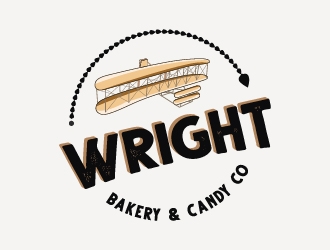 Wright Bakery & Candy Co logo design by jeweldesigner24