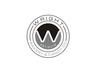 Wright Bakery & Candy Co logo design by Artomoro