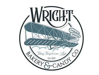 Wright Bakery & Candy Co logo design by veron