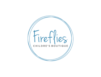 Fireflies Childrens Boutique logo design by alby