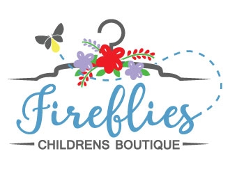 Fireflies Childrens Boutique logo design by MonkDesign