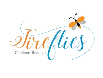 Fireflies Childrens Boutique logo design by Suvendu