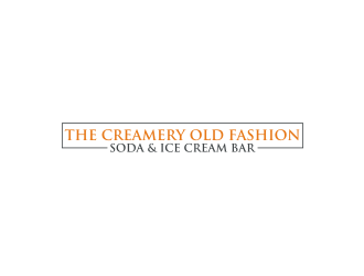 The Creamery Old Fashion Soda & Ice Cream Bar logo design by Diancox