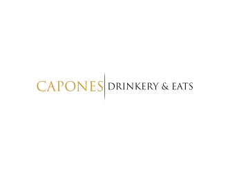 CAPONES DRINKERY & EATS logo design by Diancox