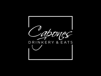 CAPONES DRINKERY & EATS logo design by checx