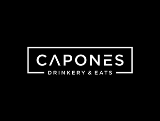 CAPONES DRINKERY & EATS logo design by ndaru