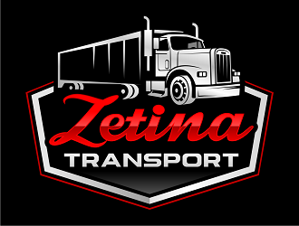 Zetina Transport logo design by haze