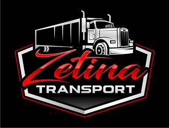 Zetina Transport logo design by haze