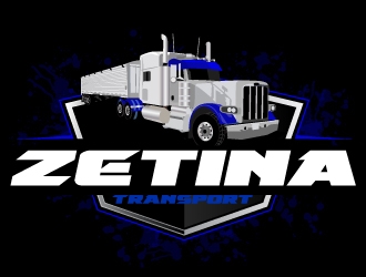 Zetina Transport logo design by AamirKhan
