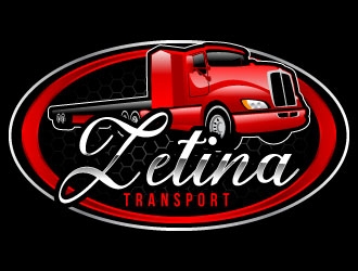 Zetina Transport logo design by uttam