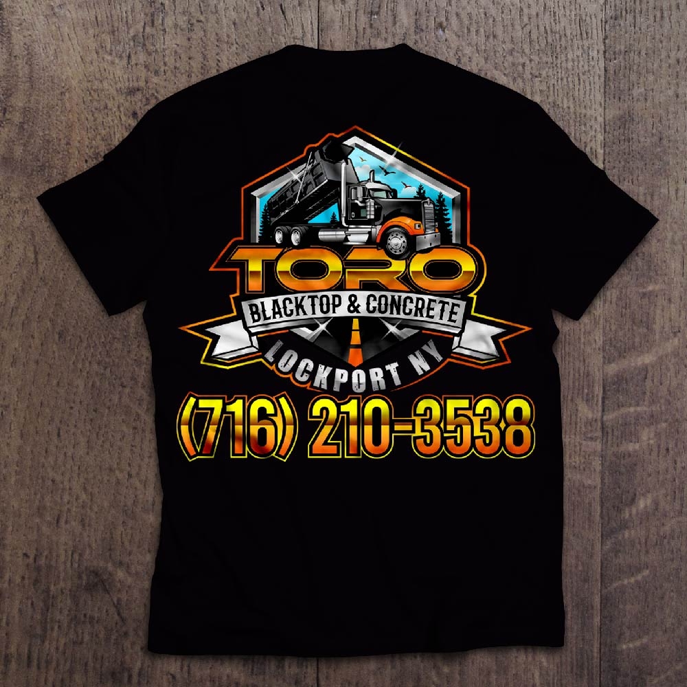 Toro Blacktop & Concrete logo design by dorijo