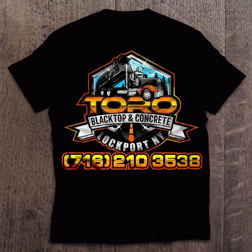 Toro Blacktop & Concrete logo design by dorijo