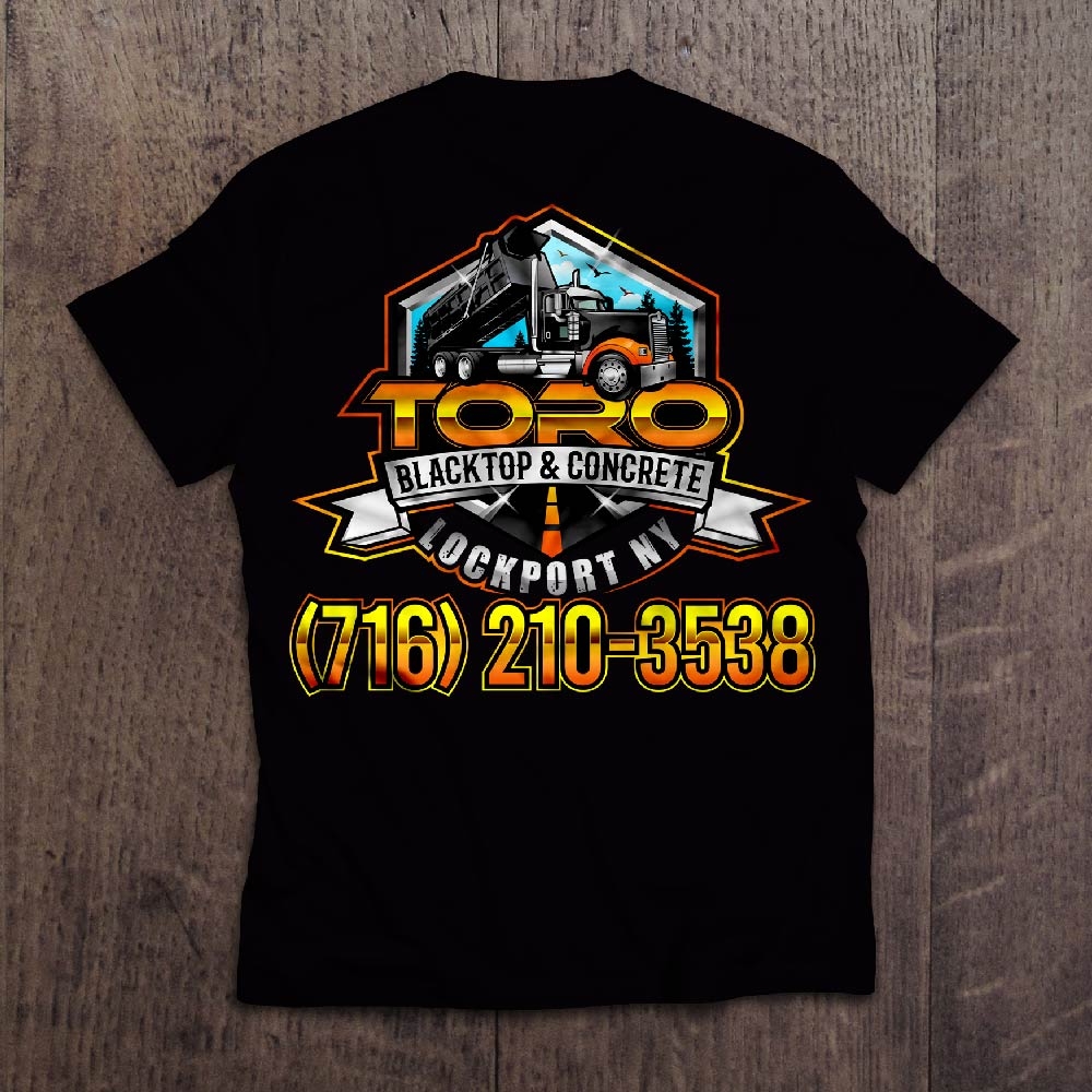 Toro Blacktop & Concrete logo design by dorijo