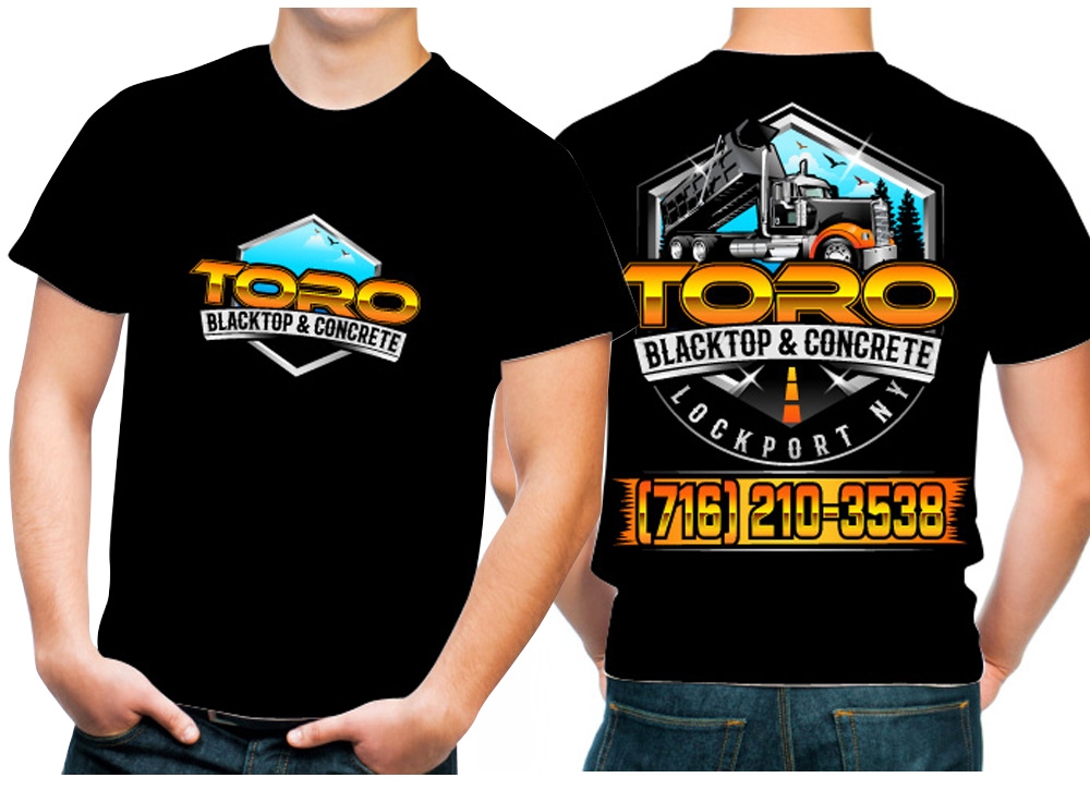 Toro Blacktop & Concrete logo design by THOR_