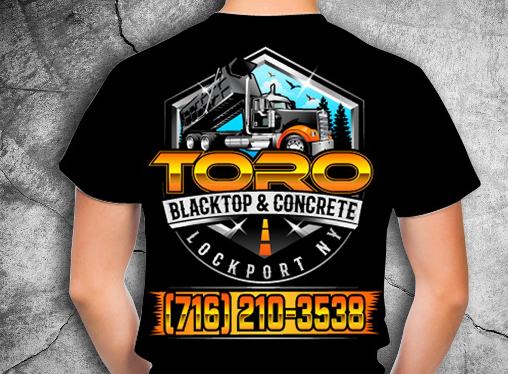 Toro Blacktop & Concrete logo design by THOR_