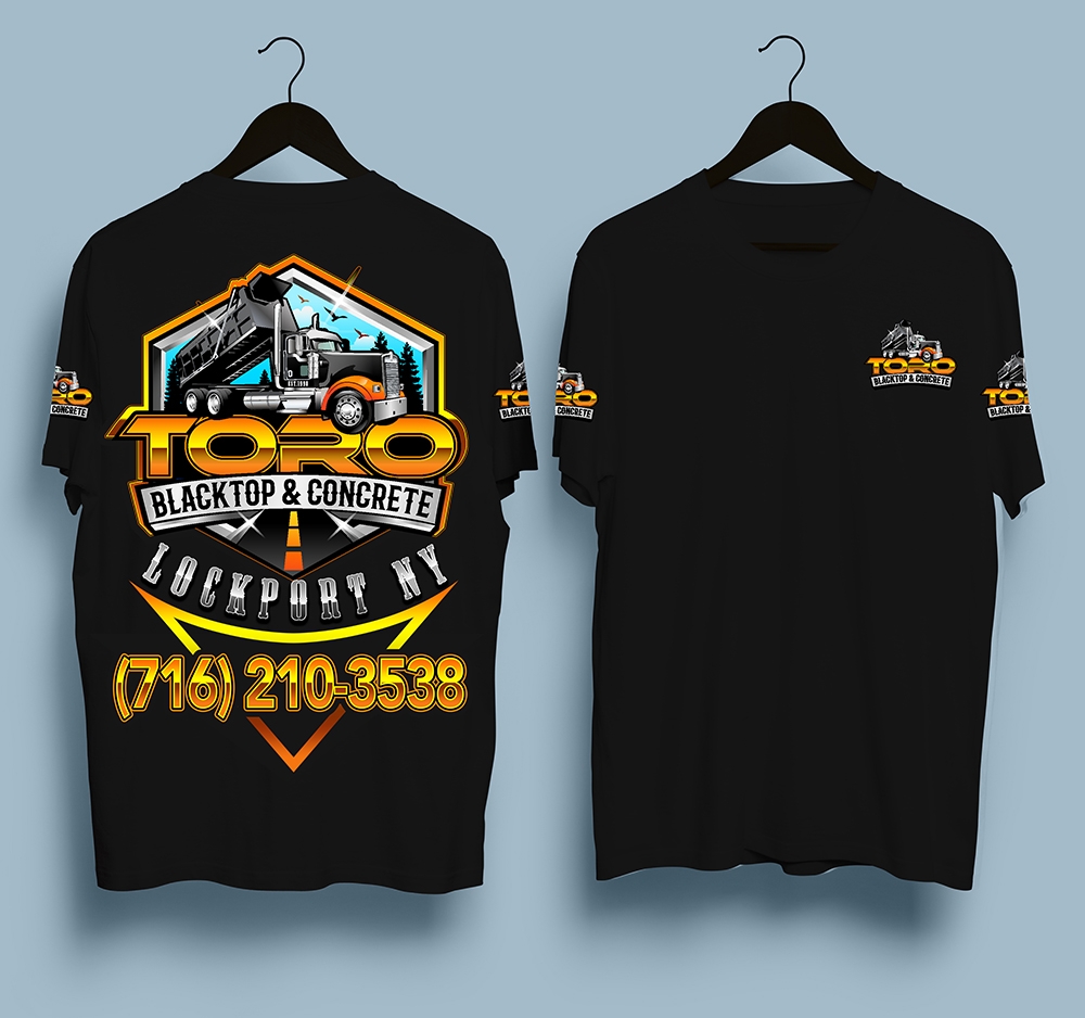 Toro Blacktop & Concrete logo design by XyloParadise