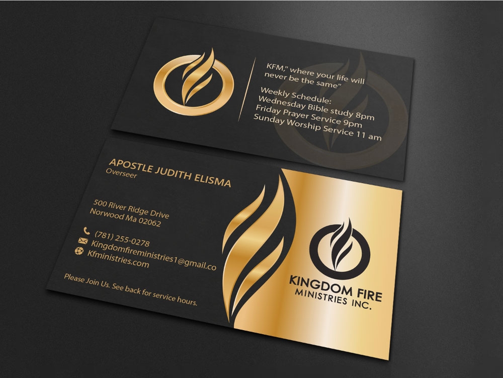 kingdom fire ministries inc logo design by Boomstudioz