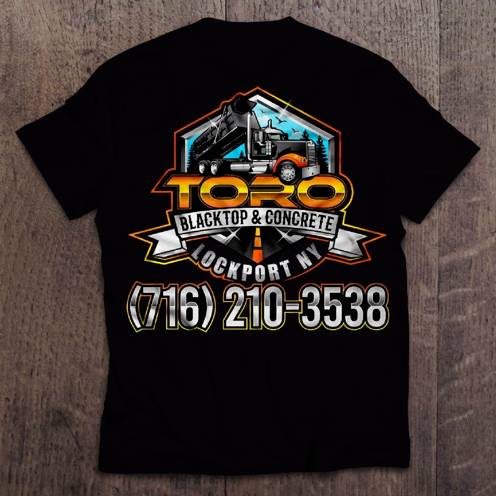 Toro Blacktop & Concrete logo design by dorijo