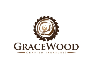 GraceWood Crafted Treasures logo design by Marianne