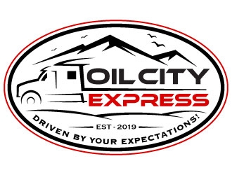 Oil City Express logo design by SDLOGO