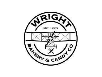 Wright Bakery & Candy Co logo design by keylogo