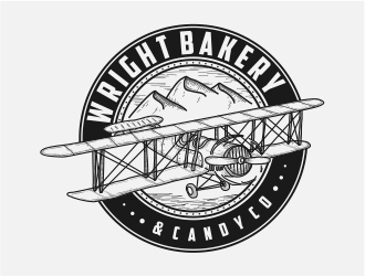 Wright Bakery & Candy Co logo design by Eko_Kurniawan