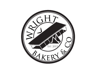 Wright Bakery & Candy Co logo design by maze