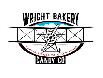 Wright Bakery & Candy Co logo design by DreamLogoDesign