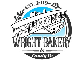 Wright Bakery & Candy Co logo design by Suvendu