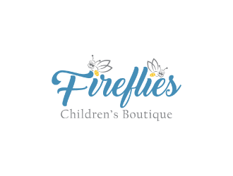 Fireflies Childrens Boutique logo design by nona