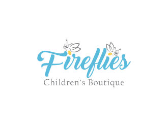 Fireflies Childrens Boutique logo design by nona
